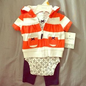 Infant girl Nautical set