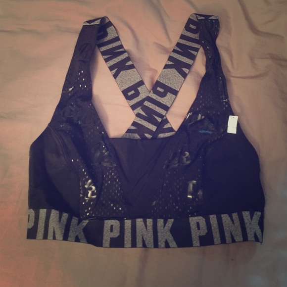 VS PINK Black Sports Bra