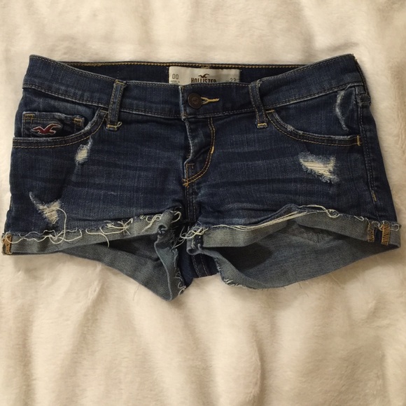 blue jean shorts