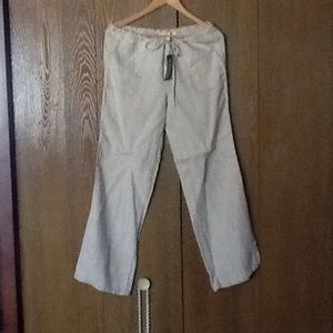 Tan Linen Pants