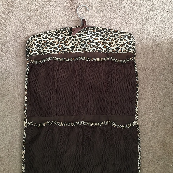Leopard print closet organizer!