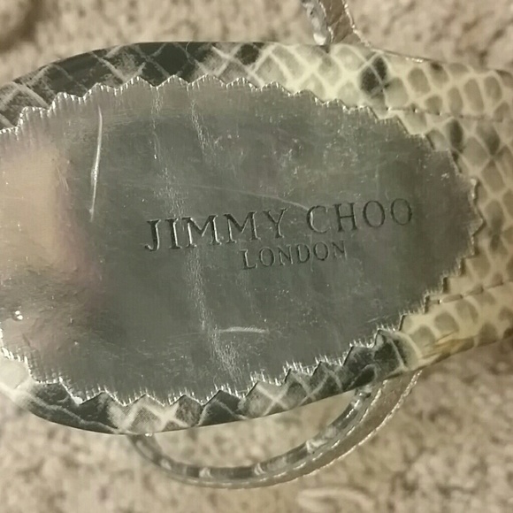 Jimmy Choo snake skin heels - Picture 4 of 4