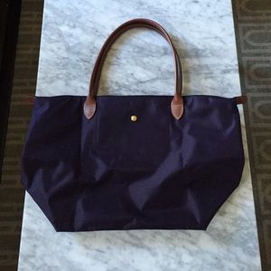 Longchamp Large Le Pliage Tote - Bilberry