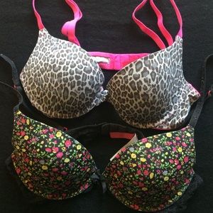 34B Victoria Secret push-up bras