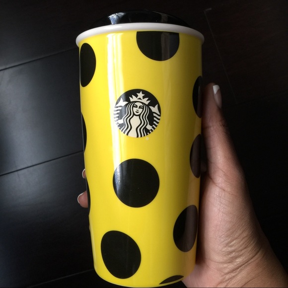 Starbucks Citron Dot Double Wall Traveler, 12 fl oz - Picture 2 of 4
