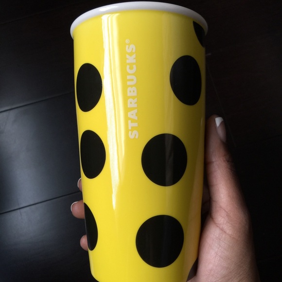 Starbucks Citron Dot Double Wall Traveler, 12 fl oz - Picture 3 of 4