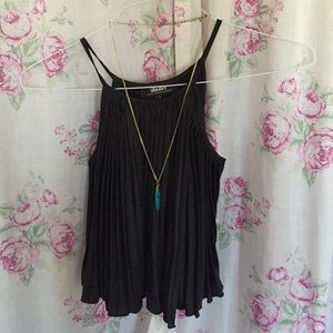 Lulu's pleaded midi top