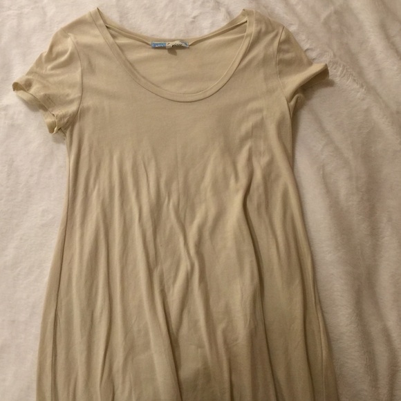 cream dress
