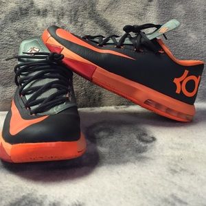 KD 6's Orange/ Black
