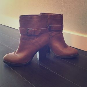Brown Booties Size 8 (Never Worn)
