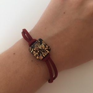 Glass Charm Bracelet from Italy