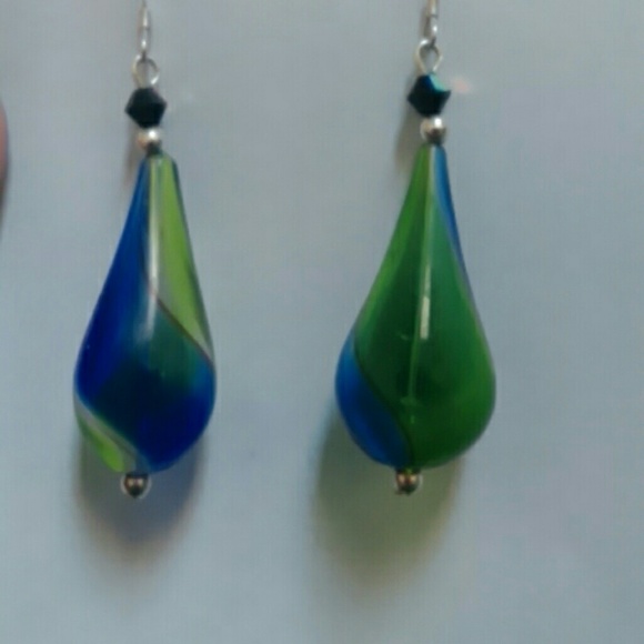 Glass blown earrings