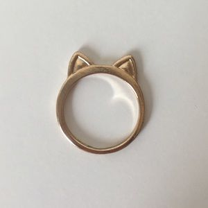 Gold Cat Ears Ring