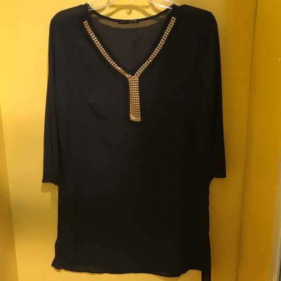 Sheer cover up with belt