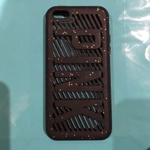 Black sparkly iPhone 5c case by PINK