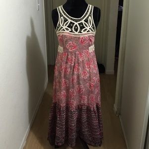 Patterned maxi dress