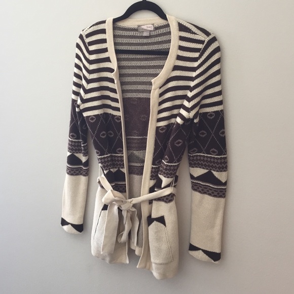 Brown and Cream Sweater - Never Worn