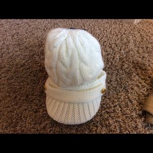 Michael Kors Hat with gold buttons