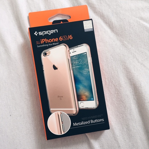 Accessories - Rose Gold iPhone 6 Case (Spigen Neo Hybrid EX)