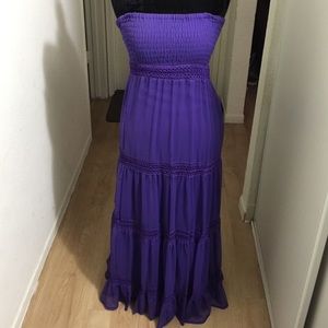 Purple maxi dress