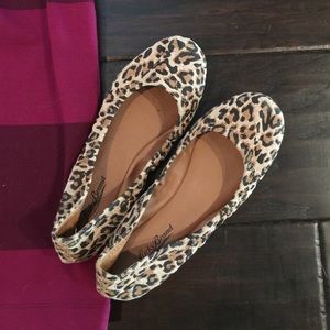 Cheetah print Lucky Brand flats