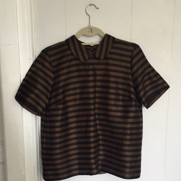 Madewell stripped blouse