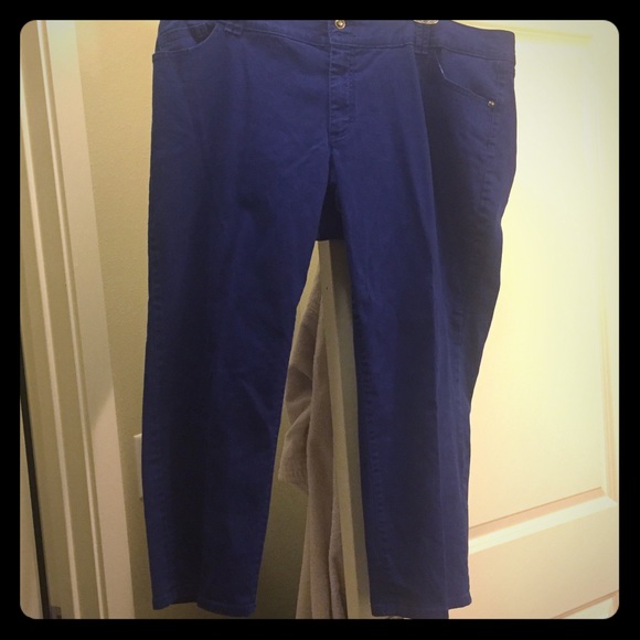 Royal blue ELLE jeans, size 20