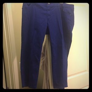 Royal blue ELLE jeans, size 20