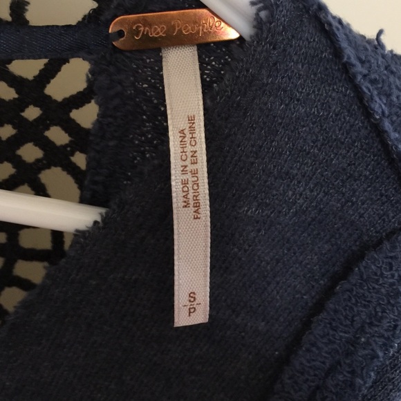 Free People open back pullover - Picture 3 of 3