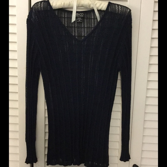NY & CO Navy Blue Sweater