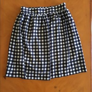 Gingham skirt size 4