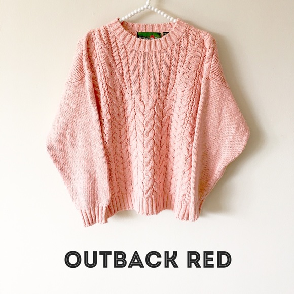 ON HOLD Vintage Outback Red Sweater