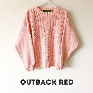 ON HOLD Vintage Outback Red Sweater