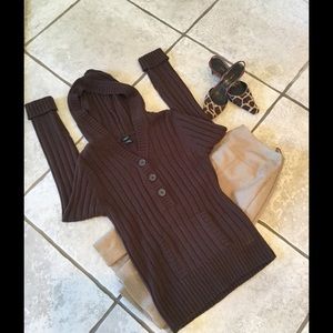 Cozy chocolate sweater