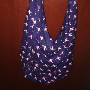Navy shoulder bag
