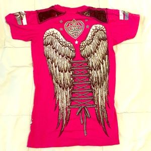 Small pink sinful top