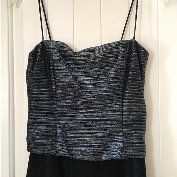 Blue and silver shimmer dress - Picture 2 of 2