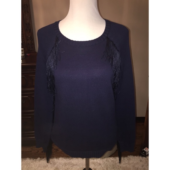 Stunning Piperlime Sweater with unique fringe