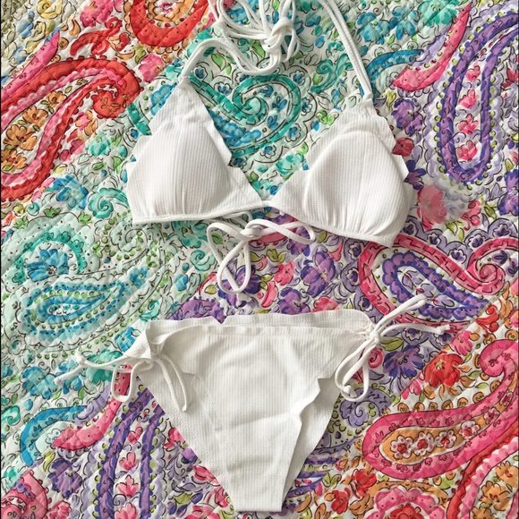Marysia White Kihei String Bikini