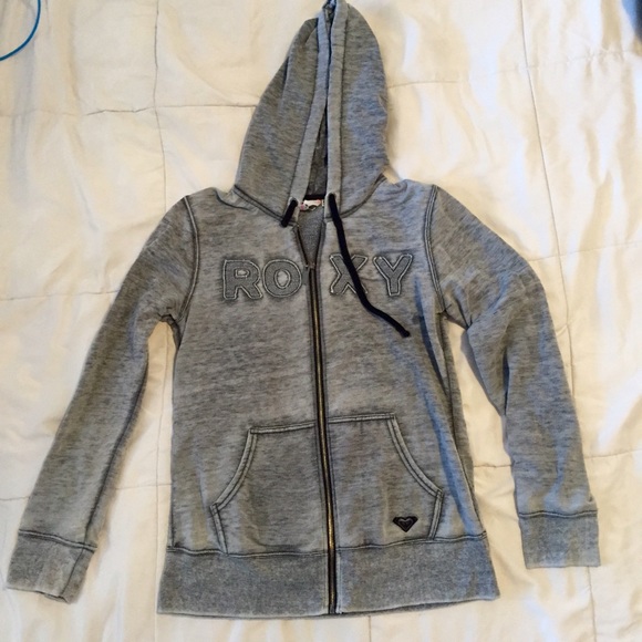 Roxy gray hoodie size small