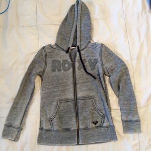 Roxy gray hoodie size small
