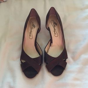 Brown women's heels