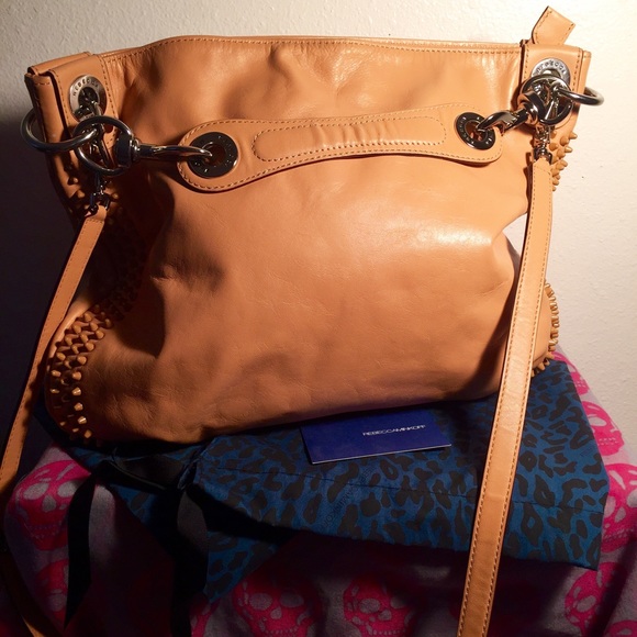 Rebecca Minkoff "Luscious" studded hobo bag