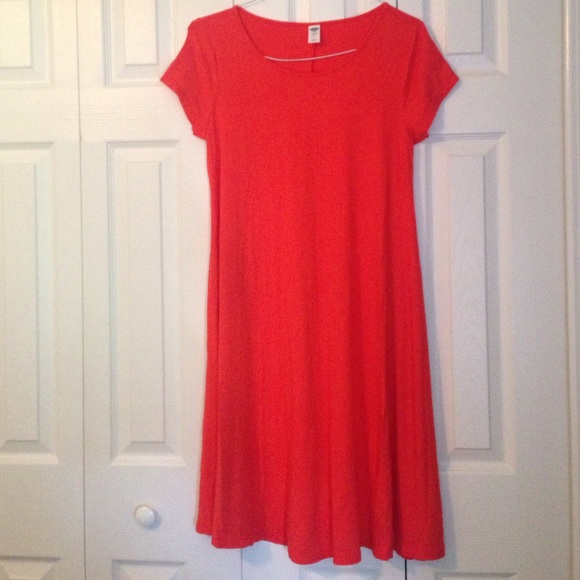 Orange maternity small dress