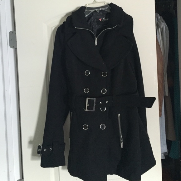Guess black coat