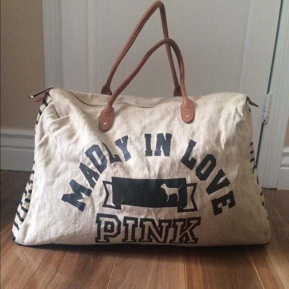 PINK Madly in Love carry on duffle bag