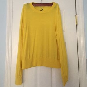 J Crew Yellow Sweater