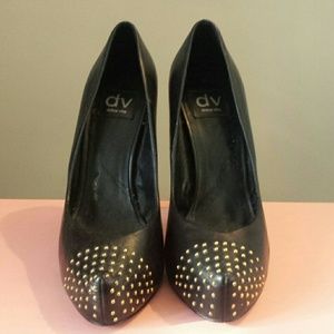 Dolce Vita gold studded heels - Women's 6.5