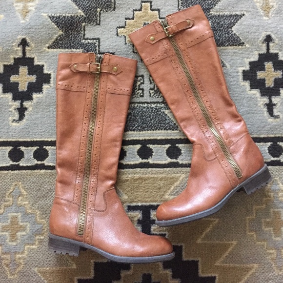 franco sarto cognac riding boots
