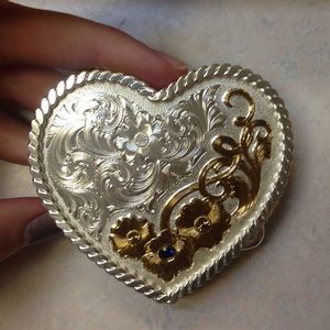 Montana silversmith belt buckle